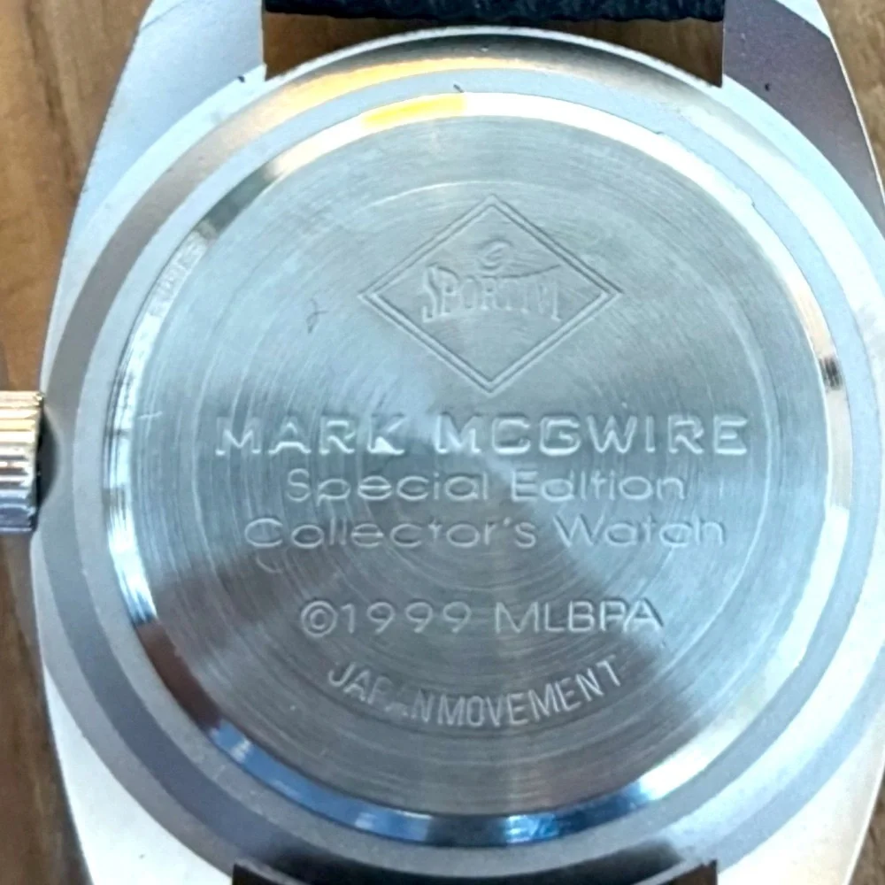 Vintage Mark McGuire Collectible Watch. 1999 Special Edition. #25 Y2K